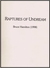 Raptures of Undream for Percussion Sextet cover